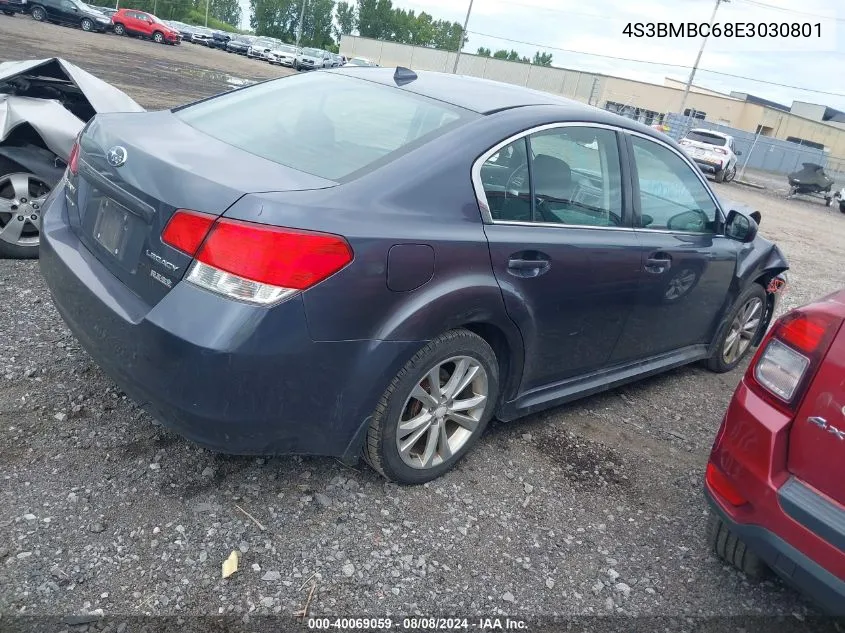 2014 Subaru Legacy 2.5I Premium VIN: 4S3BMBC68E3030801 Lot: 40069059