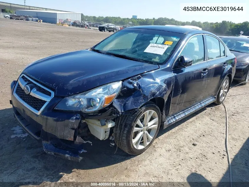 2014 Subaru Legacy 2.5I Premium VIN: 4S3BMCC6XE3019644 Lot: 40095016