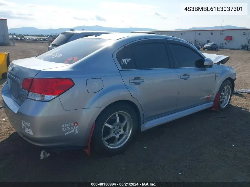 2014 Subaru Legacy 2.5I Limited VIN: 4S3BMBL61E3037301 Lot: 40156994