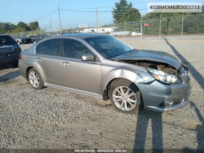 4S3BMCM63E3003333 2014 Subaru Legacy 2.5I Limited