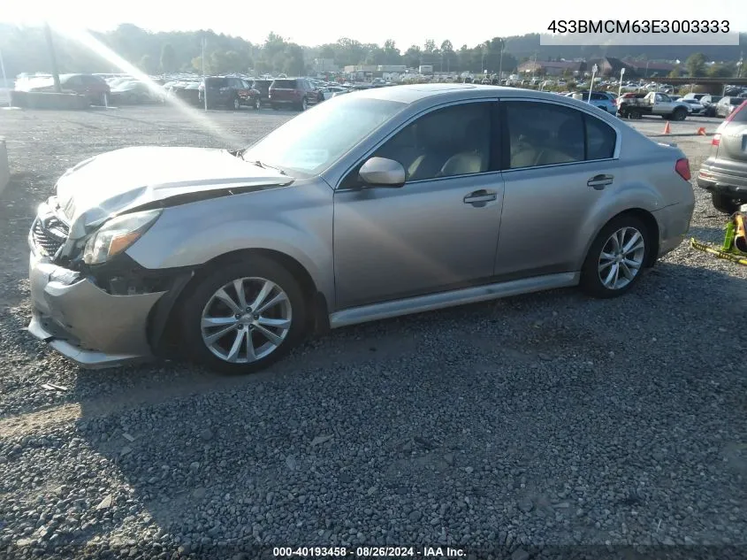 2014 Subaru Legacy 2.5I Limited VIN: 4S3BMCM63E3003333 Lot: 40193458