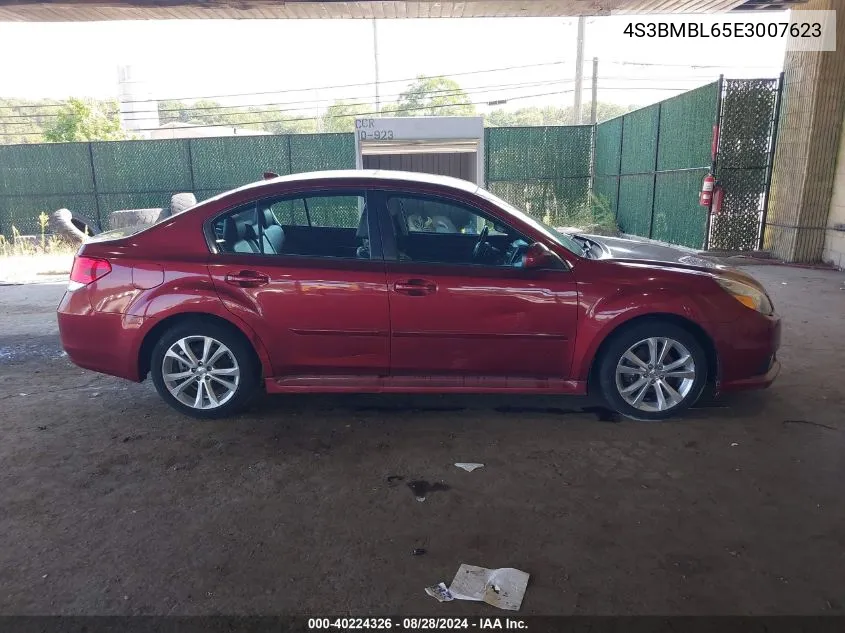 2014 Subaru Legacy 2.5I Limited VIN: 4S3BMBL65E3007623 Lot: 40224326