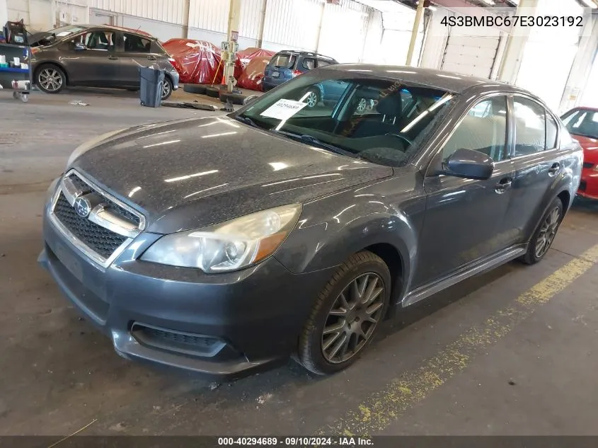 2014 Subaru Legacy 2.5I Premium VIN: 4S3BMBC67E3023192 Lot: 40294689