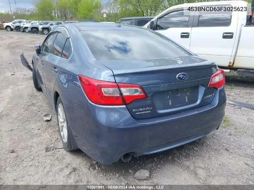 4S3BNCD63F3025623 2015 Subaru Legacy