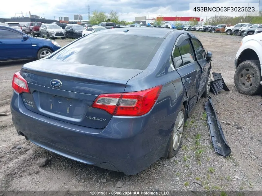 4S3BNCD63F3025623 2015 Subaru Legacy