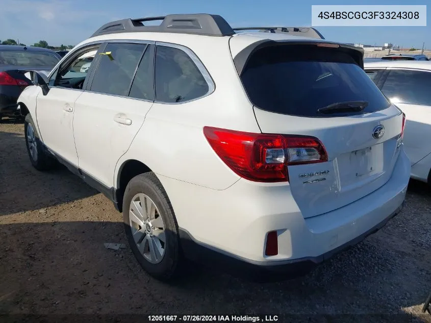 4S4BSCGC3F3324308 2015 Subaru Legacy Outback