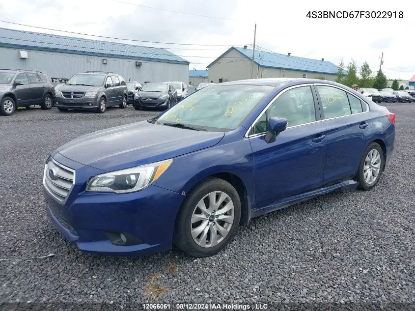 4S3BNCD67F3022918 2015 Subaru Legacy