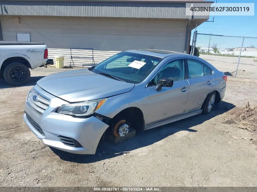 4S3BNBE62F3003119 2015 Subaru Legacy 2.5I Premium