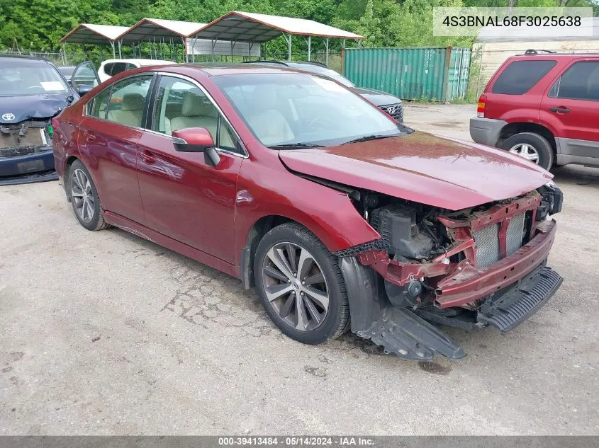 2015 Subaru Legacy 2.5I Limited VIN: 4S3BNAL68F3025638 Lot: 39413484