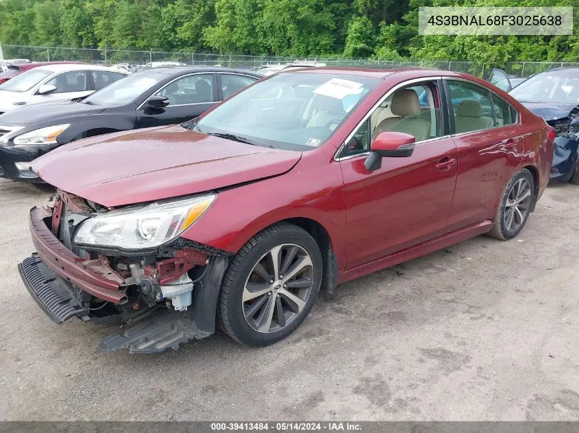 2015 Subaru Legacy 2.5I Limited VIN: 4S3BNAL68F3025638 Lot: 39413484