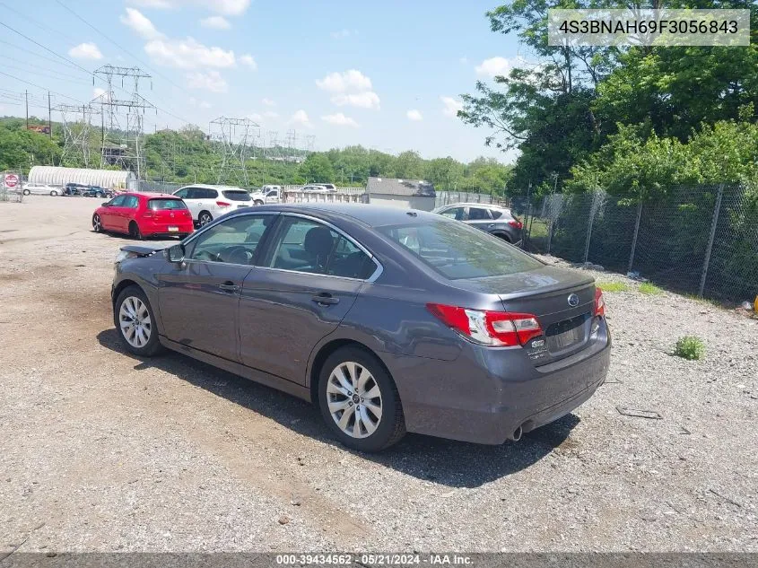 2015 Subaru Legacy 2.5I Premium VIN: 4S3BNAH69F3056843 Lot: 39434562