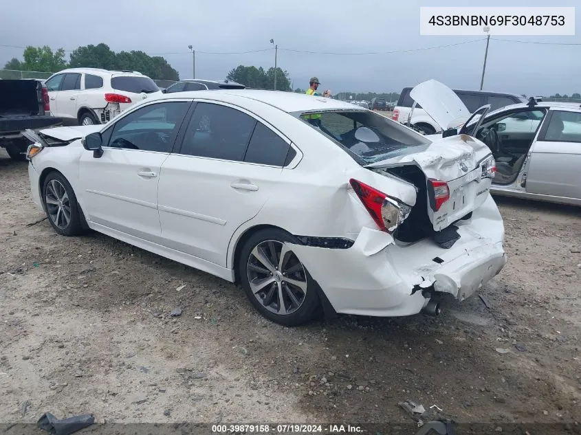 2015 Subaru Legacy 2.5I Limited VIN: 4S3BNBN69F3048753 Lot: 39879158