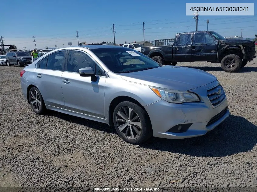 2015 Subaru Legacy 2.5I Limited VIN: 4S3BNAL65F3038041 Lot: 39995485