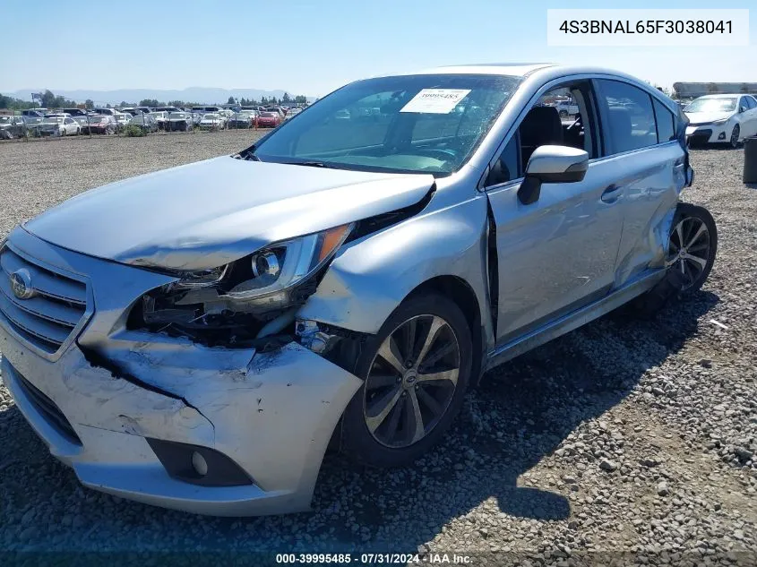 4S3BNAL65F3038041 2015 Subaru Legacy 2.5I Limited