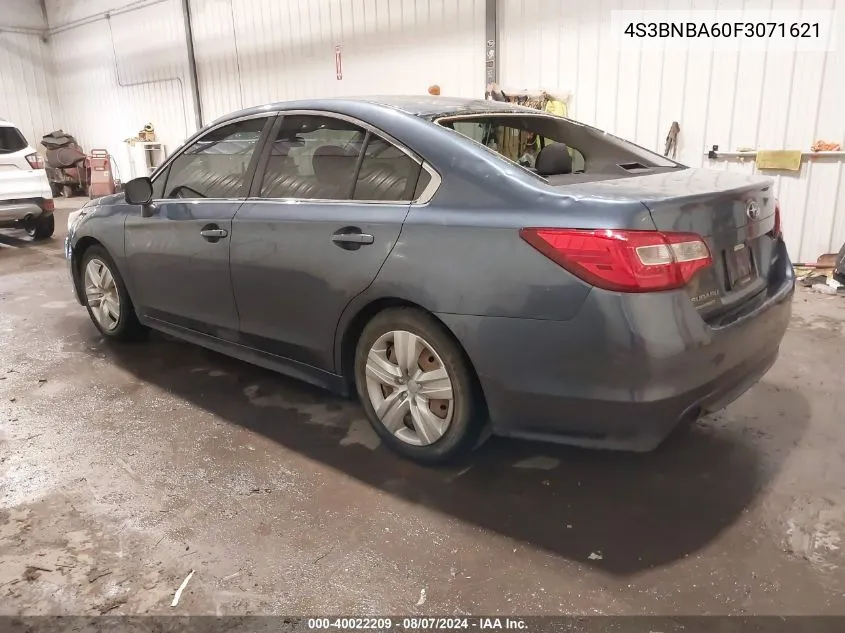 4S3BNBA60F3071621 2015 Subaru Legacy 2.5I