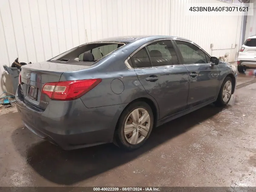 4S3BNBA60F3071621 2015 Subaru Legacy 2.5I