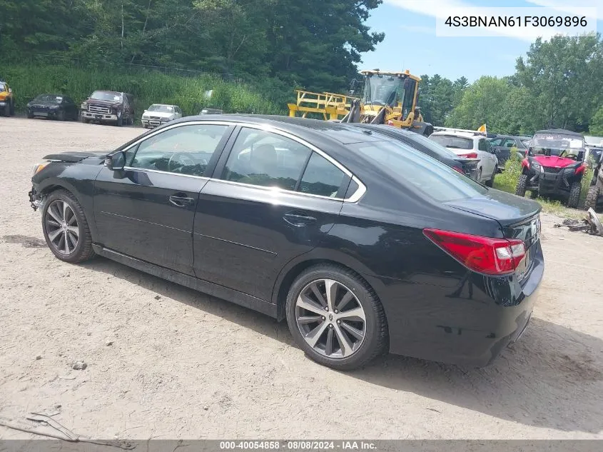 4S3BNAN61F3069896 2015 Subaru Legacy 2.5I Limited