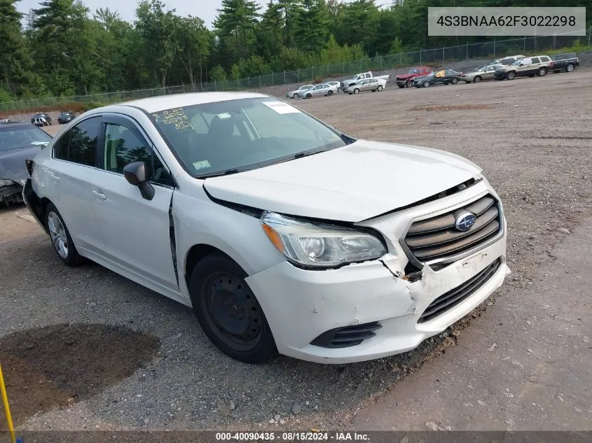 4S3BNAA62F3022298 2015 Subaru Legacy 2.5I