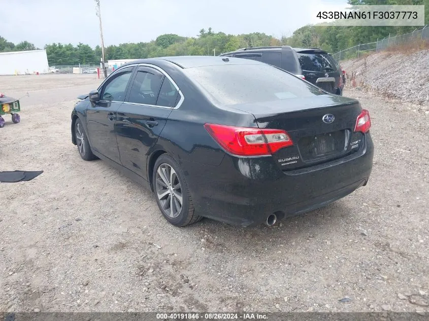 2015 Subaru Legacy 2.5I Limited VIN: 4S3BNAN61F3037773 Lot: 40191846