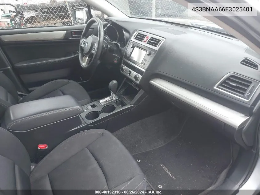 4S3BNAA66F3025401 2015 Subaru Legacy 2.5I