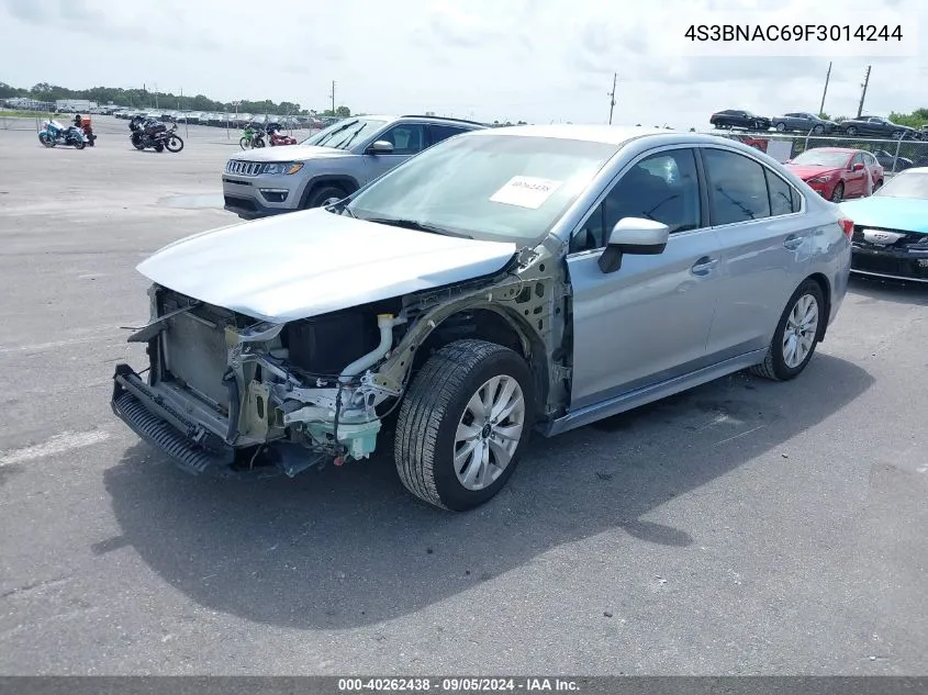 4S3BNAC69F3014244 2015 Subaru Legacy 2.5I Premium