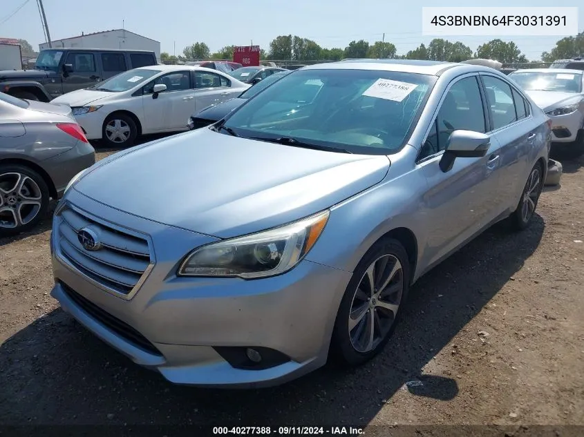 4S3BNBN64F3031391 2015 Subaru Legacy 2.5I Limited