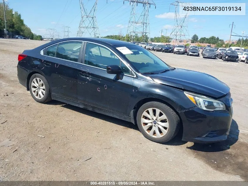 2015 Subaru Legacy 2.5I Premium VIN: 4S3BNAC65F3019134 Lot: 40281515