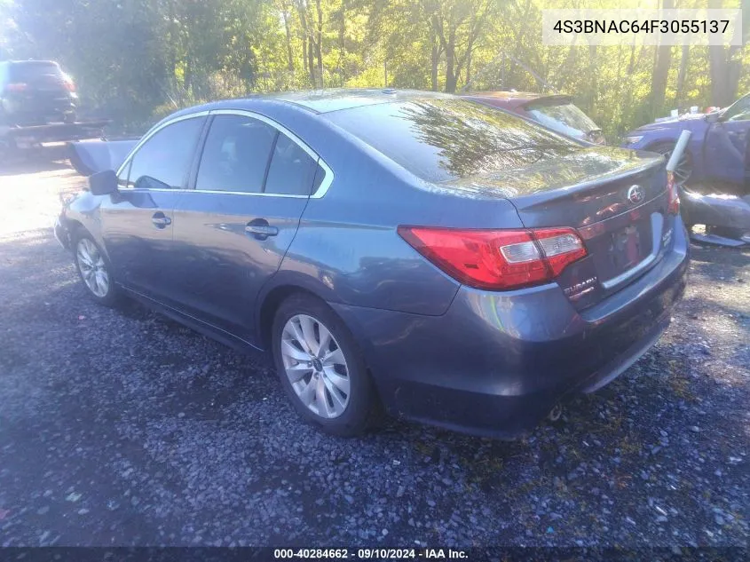 2015 Subaru Legacy 2.5I Premium VIN: 4S3BNAC64F3055137 Lot: 40284662