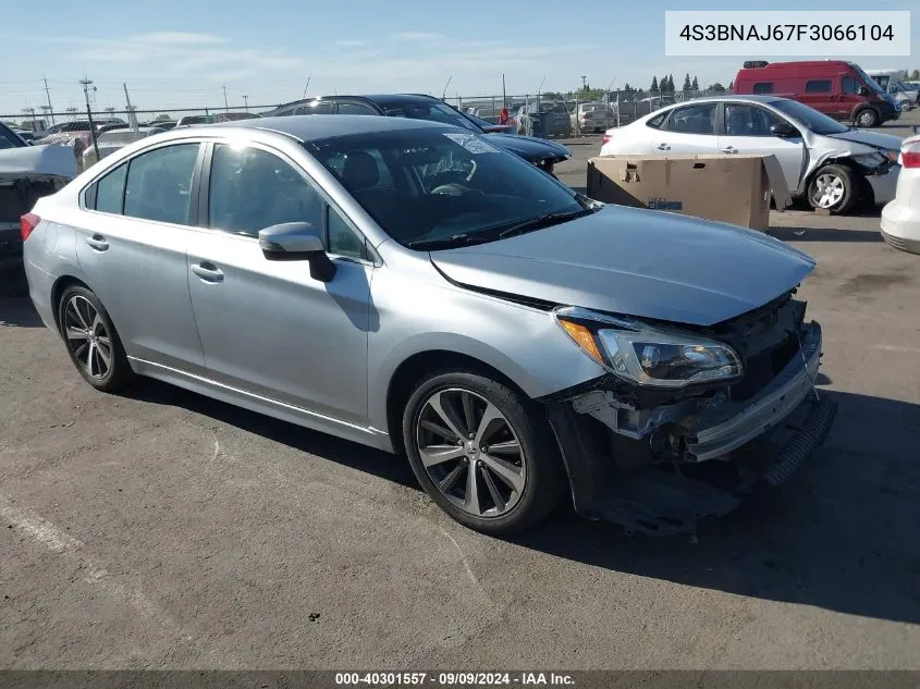 2015 Subaru Legacy 2.5I Limited VIN: 4S3BNAJ67F3066104 Lot: 40301557