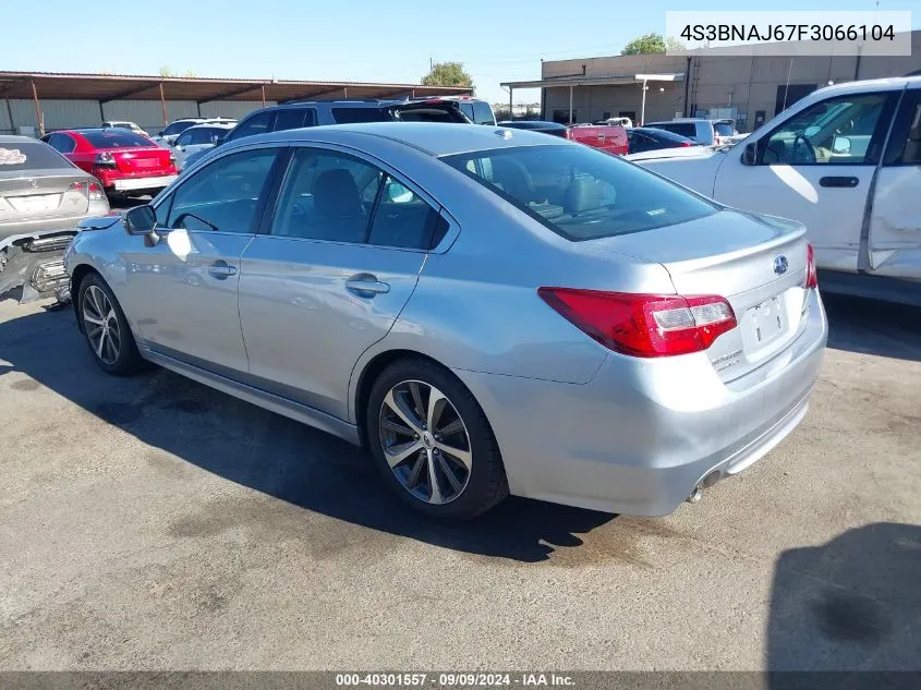 4S3BNAJ67F3066104 2015 Subaru Legacy 2.5I Limited