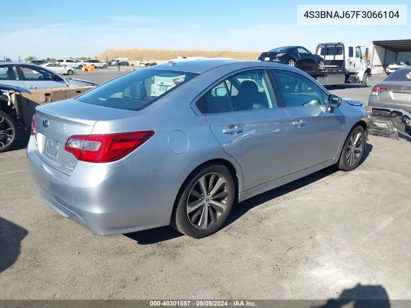 2015 Subaru Legacy 2.5I Limited VIN: 4S3BNAJ67F3066104 Lot: 40301557