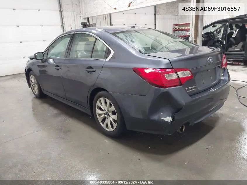 2015 Subaru Legacy 2.5I Premium VIN: 4S3BNAD69F3016557 Lot: 40335804