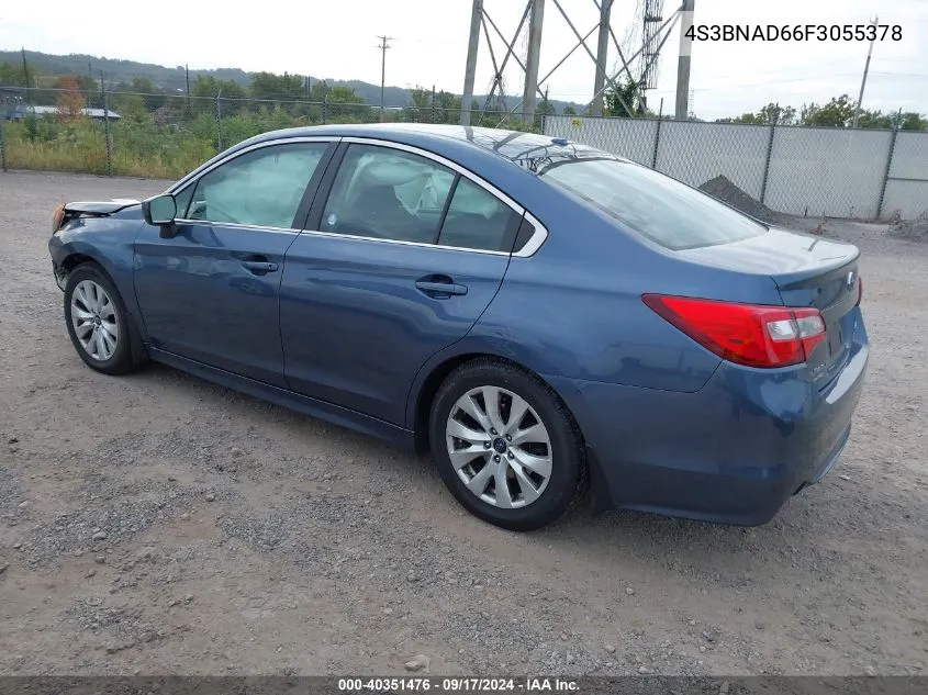 2015 Subaru Legacy 2.5I Premium VIN: 4S3BNAD66F3055378 Lot: 40351476