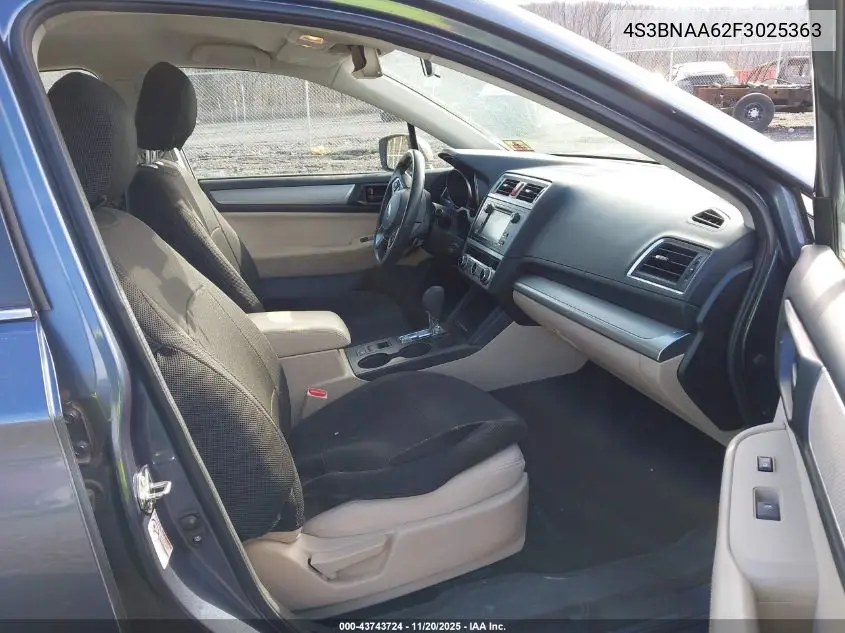 4S3BNAA62F3025363 2015 Subaru Legacy 2.5I