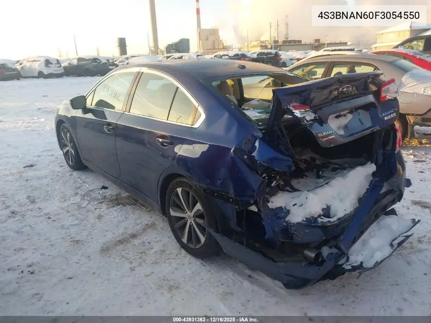 4S3BNAN60F3054550 2015 Subaru Legacy 2.5I Limited