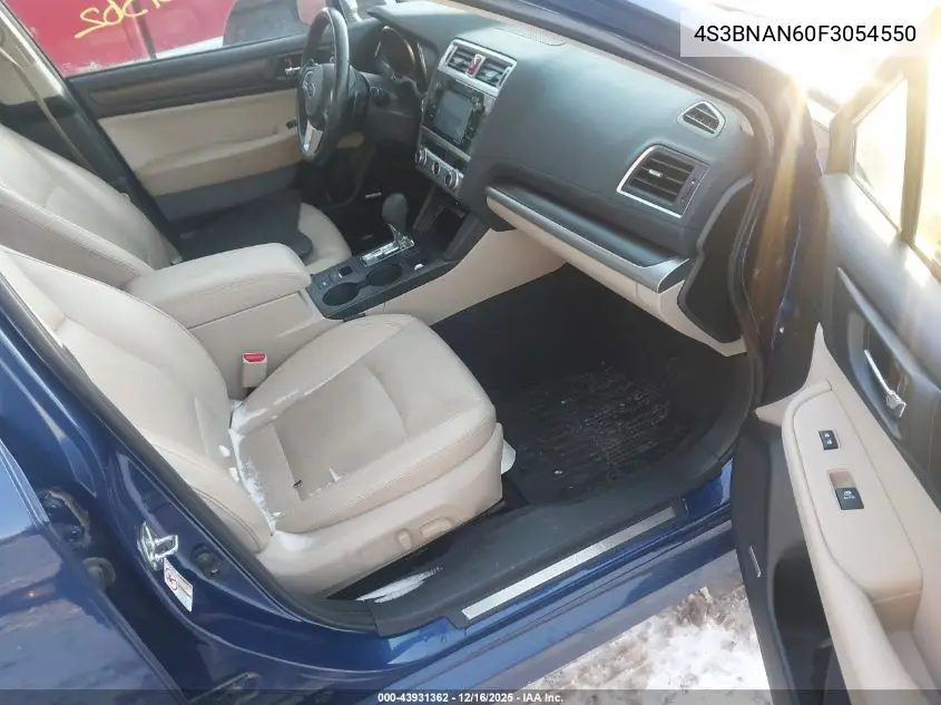 4S3BNAN60F3054550 2015 Subaru Legacy 2.5I Limited