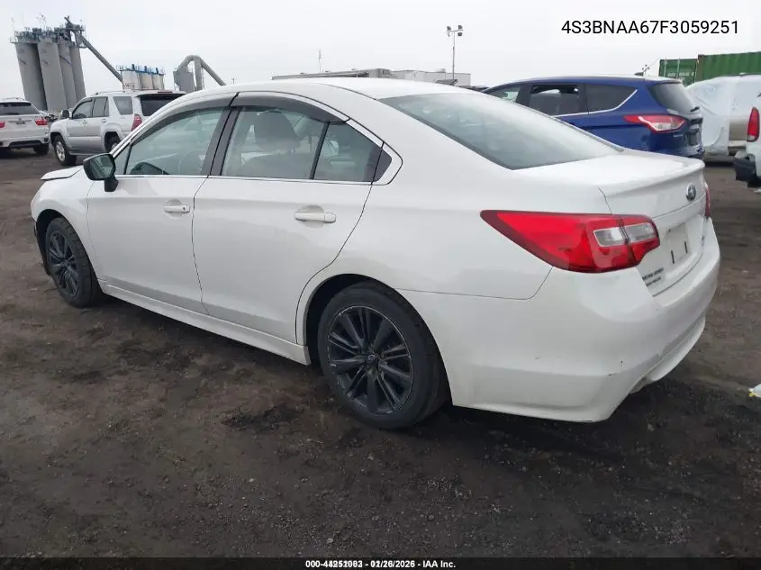4S3BNAA67F3059251 2015 Subaru Legacy 2.5I