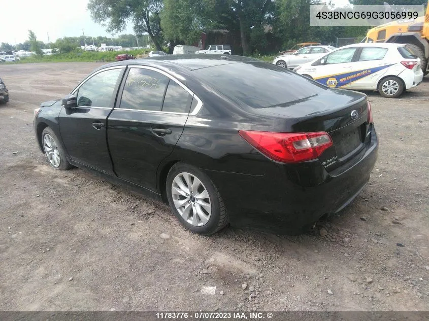 2016 Subaru Legacy VIN: 4S3BNCG69G3056999 Lot: 11783776