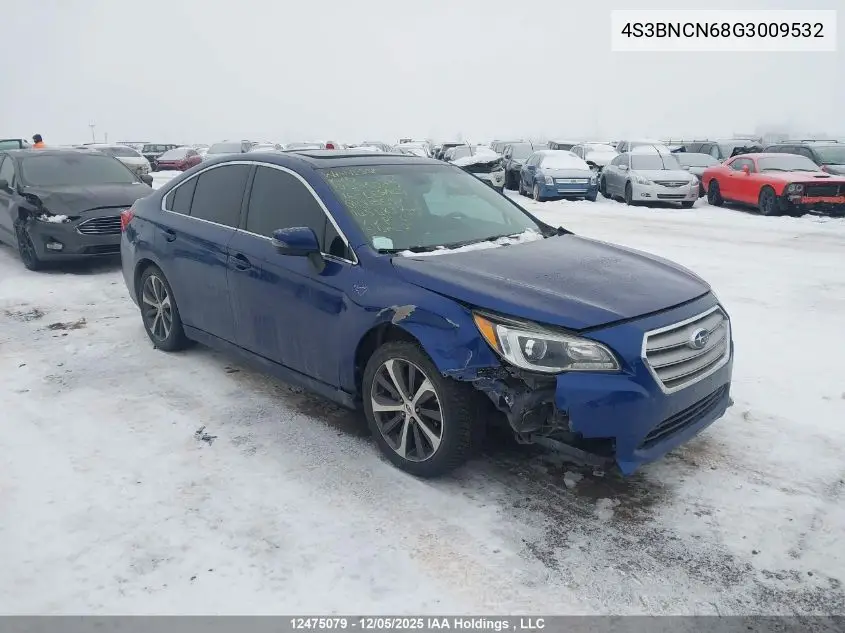 4S3BNCN68G3009532 2016 Subaru Legacy 2.5I Limited Package