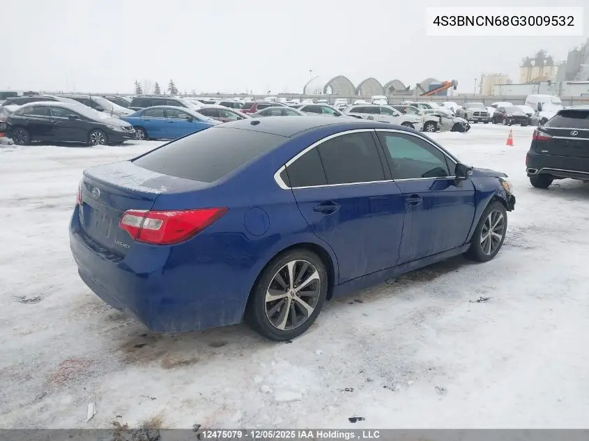 4S3BNCN68G3009532 2016 Subaru Legacy 2.5I Limited Package