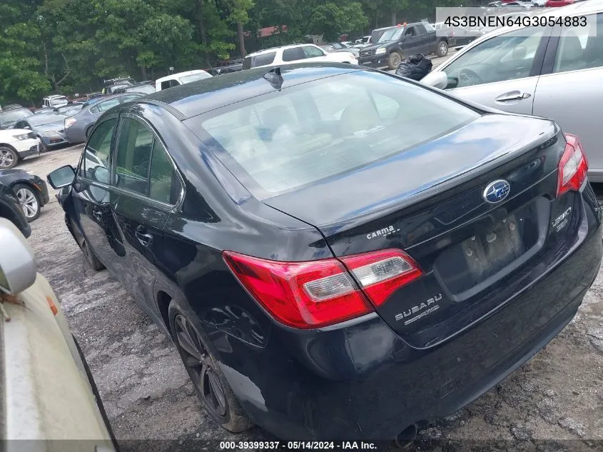 2016 Subaru Legacy 3.6R Limited VIN: 4S3BNEN64G3054883 Lot: 39399337