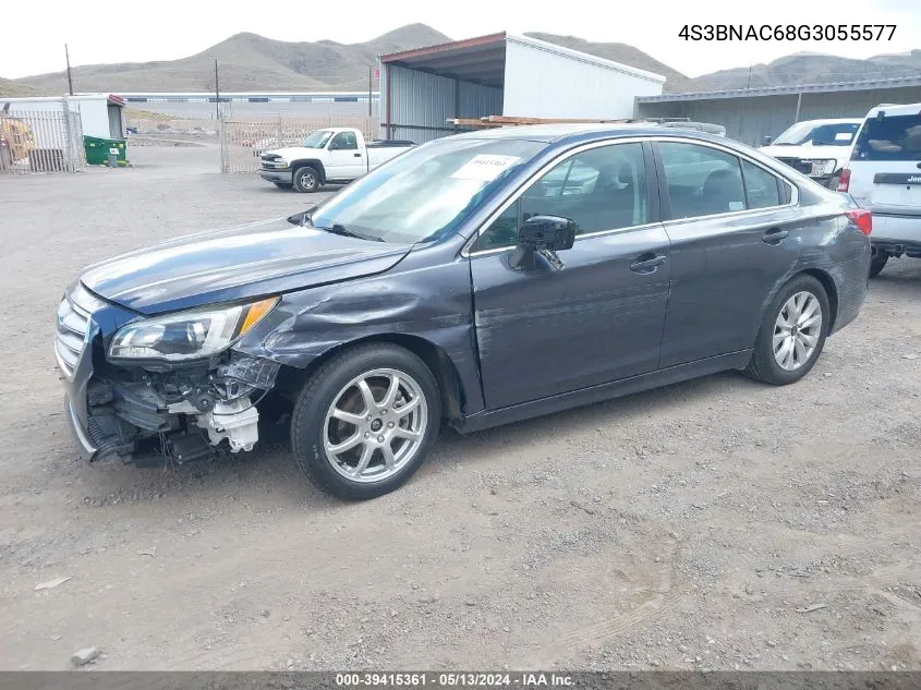 2016 Subaru Legacy 2.5I Premium VIN: 4S3BNAC68G3055577 Lot: 39415361