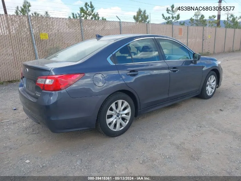 2016 Subaru Legacy 2.5I Premium VIN: 4S3BNAC68G3055577 Lot: 39415361