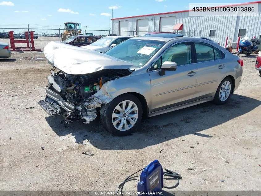 2016 Subaru Legacy 2.5I Premium VIN: 4S3BNBH60G3013886 Lot: 39493879