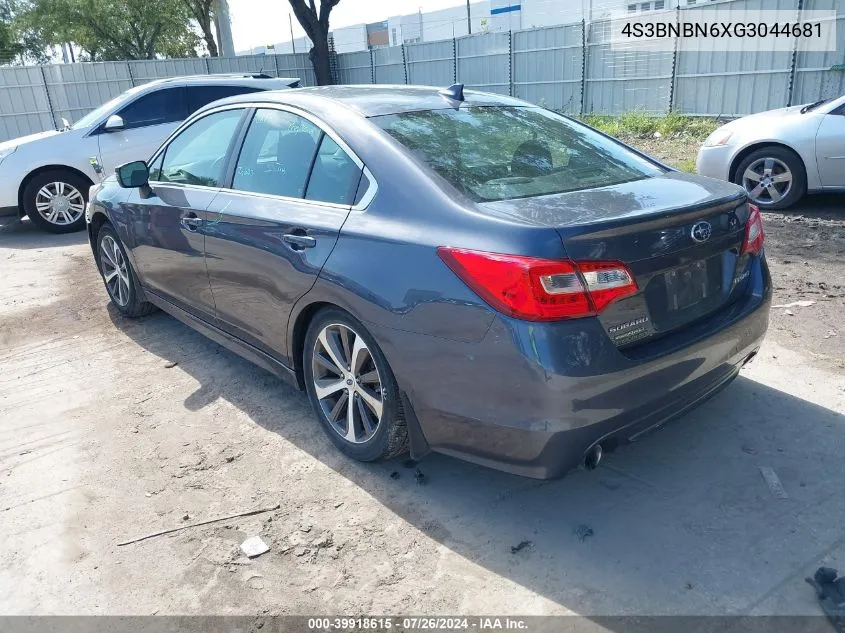 4S3BNBN6XG3044681 2016 Subaru Legacy 2.5I Limited