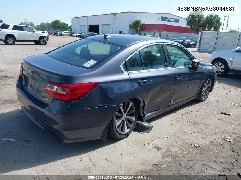 4S3BNBN6XG3044681 2016 Subaru Legacy 2.5I Limited