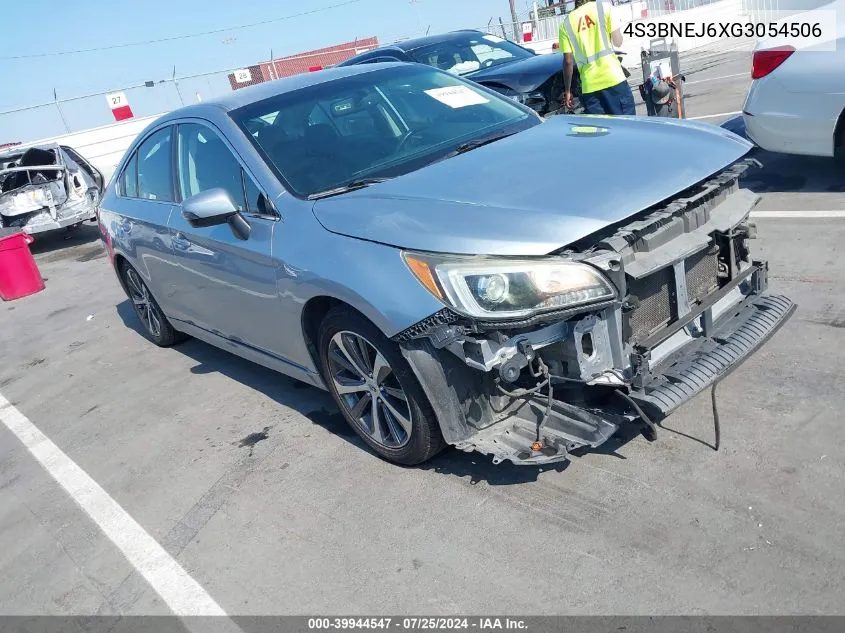 4S3BNEJ6XG3054506 2016 Subaru Legacy 3.6R Limited