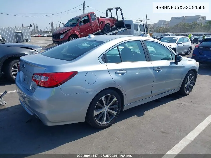 2016 Subaru Legacy 3.6R Limited VIN: 4S3BNEJ6XG3054506 Lot: 39944547