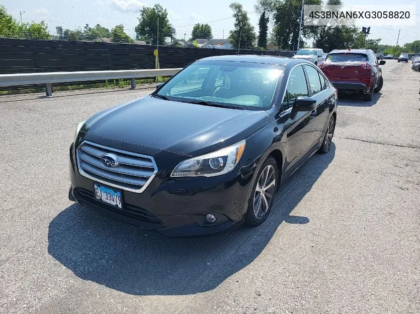 2016 Subaru Legacy 2.5I Limited VIN: 4S3BNAN6XG3058820 Lot: 40085446