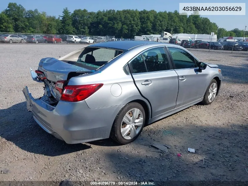 2016 Subaru Legacy 2.5I VIN: 4S3BNAA62G3056629 Lot: 40096779